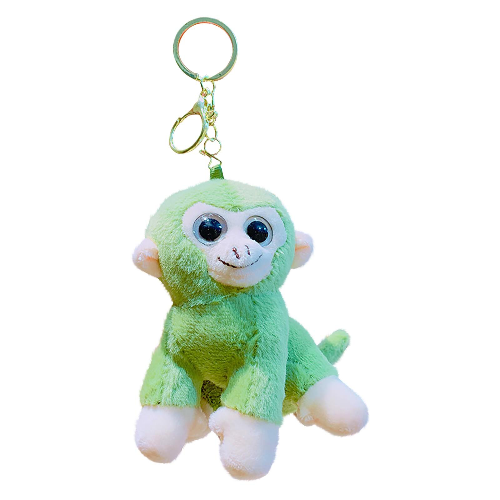 

Плюшевая обезьянка кукла кукла интернет киоск подарочная игрушка кукла машина метание свадебный брелок One Size зелёный
