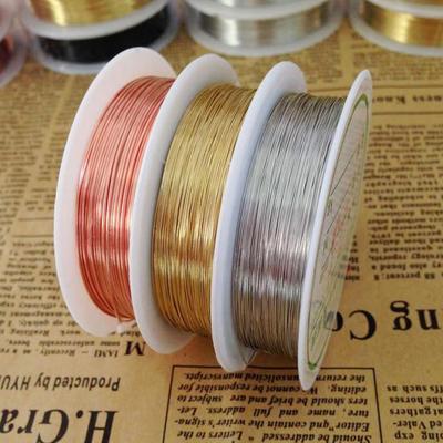 1 rotolo di filo di rame per gioielli fai-da-te Forniture per braccialetti di corda di gioielli fatti a mano fai-da-te