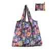 Nylon faltbare recycelbare Einkaufstasche umweltfreundliche wiederverwendbare Einkaufstasche für Damen, Tasche für Obst Gemüse Lebensmittel, mit Blumenmuster