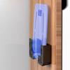 Wall Mount Holder Storage Rack For Digital Weighing Scale With Strong Adhesive Backing And Space Saving Design