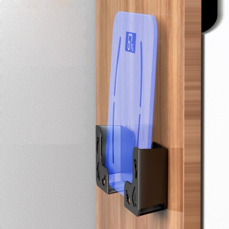 Wall Mount Holder Storage Rack For Digital Weighing Scale With Strong Adhesive Backing And Space Saving Design
