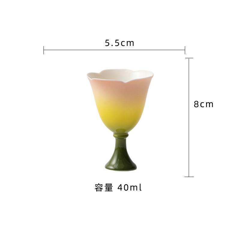

2pc/lot High Foot Teacup Japanese Tea Bowl Cup For Tea Tea-tasting Fragrance Cup Jianzhan Master Cups For Tea Accessories 40ml