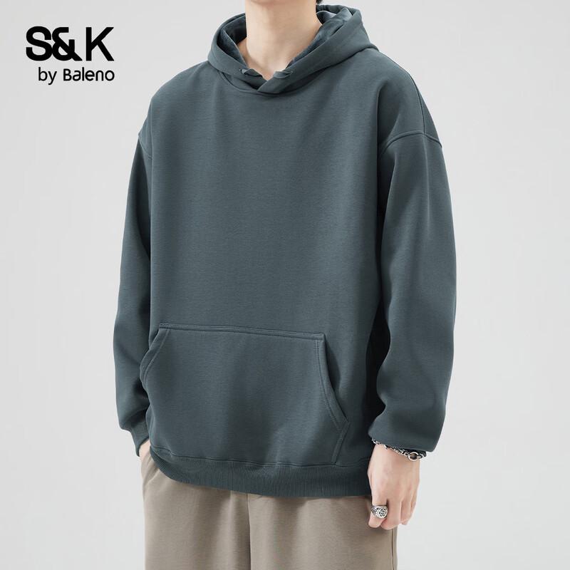 Baleno S&K Men's American Style Hooded Sweatshirt