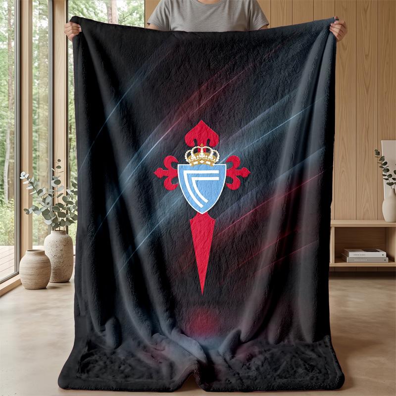 Celta Vigo FC Soft Flannel Fleece Blanket Lightweight Cozy Warm Throw Blanket For Sofa Bed Home Decor