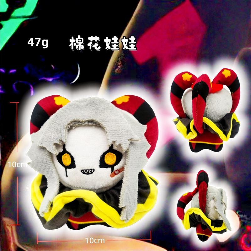 Game The Freak Circus Pierrot Cosplay Doll Plush Stuffed Cotton Figure Dolls Soft Plushies Carnival Accessories Halloween Props