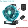 Indoor and Outdoor Construction Fan For Makita/Bosch 14.4V-18V Li-ion Battery AC/DC Power Tool Fan UK/US/EU Plug Brushless Motor