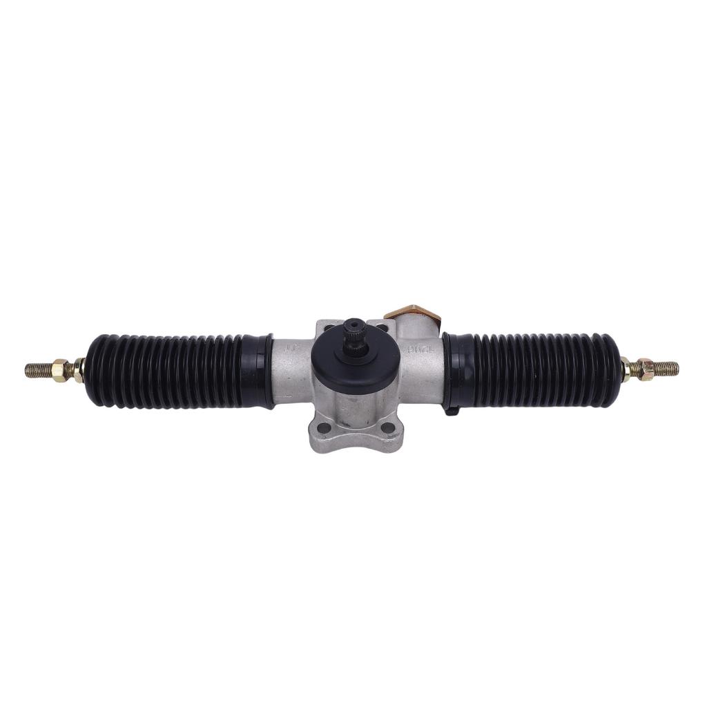 Power Steering Gear Rack Pinion Assembly 30T 420mm Long with Rubber Bushing for Go Kart ATV UTV Quad