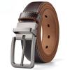 3.3cm Plus Size 105-140 150 160 170cm Genuine Leather Men Belt Premium Buckle Cowskin Casual Business Cowboy Waistband for Jeans