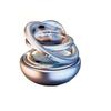 Solar-powered aromatherapy car accessory: double-hanging crystal ball aromatherapy perfume ornament, a creative decoration
