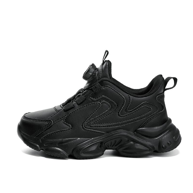 

Children Shoes Boy Sneaker Black White School Tennis Sneaker Lightweight Chunky Sole Casual Sports Shoes for Boy 39
