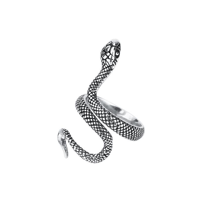 Vintage Snake Ring: European & American Hip Hop Style Animal Jewelry