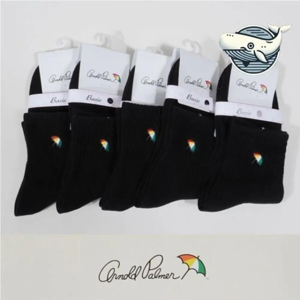 Women s Basic Plain Socks with Arnold Palmer Logo Embroidery