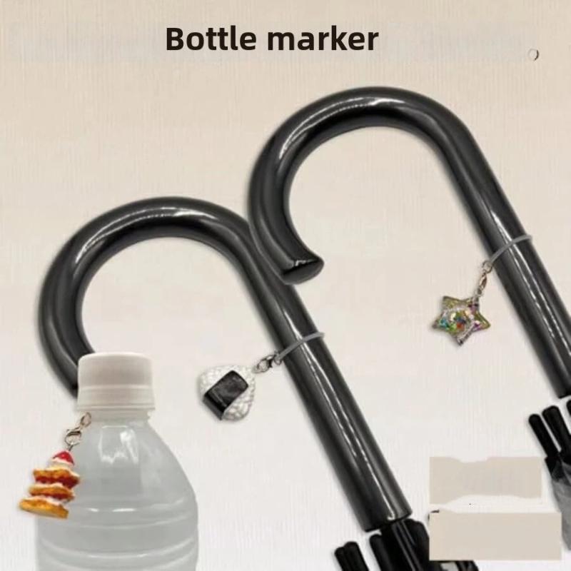 Silicone Umbrella Handle Rings Waterproof Long-Lasting 5/10 Pcs with Lobster Clasp for Daily Office Commuting Use