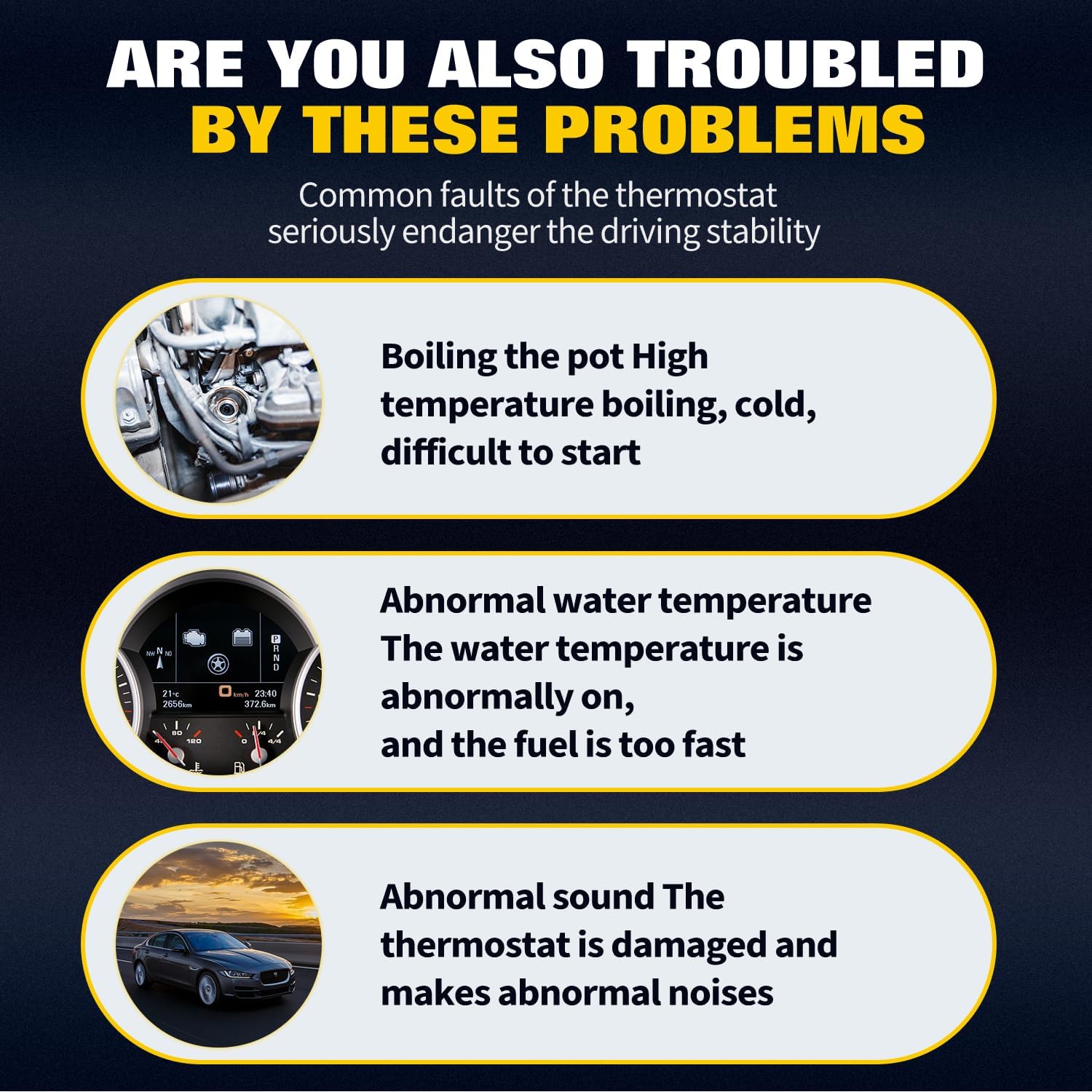 

OCPTY Thermostat Housing Fit for Hyundai Elantra 2011-2016,for Hyundai Accent 2012-2017,for Kia forte 2014-2018 Engine Coolant Thermostat Housing