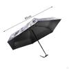Mini Umbrella Oil Painting Folding Lightweight Men Women Rain Sun Protection