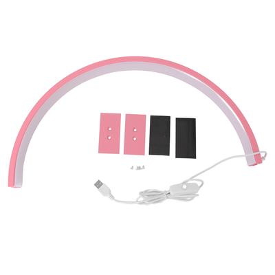 Half Moon Nail Desk Lamp USB Direct Plug Eye Protection LED Nail Table Light for Beauty Salons