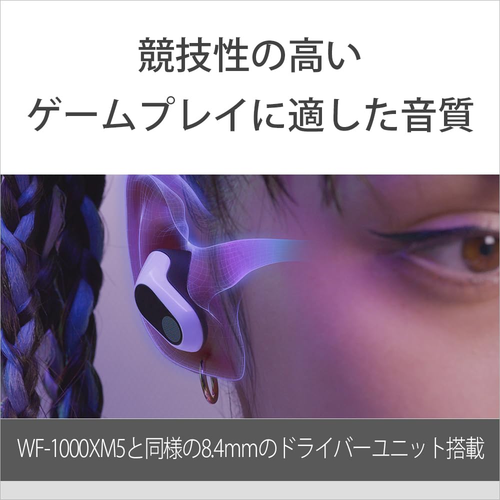 Sony INZONE Gaming Earphones Wireless wireless connection USB transceiver included LE Audio compatible Active noise cancellation Spatial sound Up to