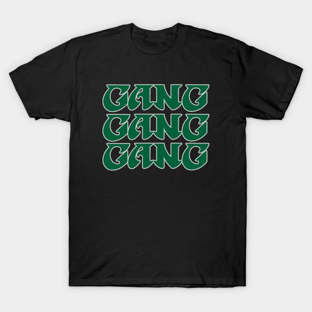 Men Black Print T-shirt Bird Gang (X3) No-Cut Transfer Paper Print Cotton Tshirt S чёрный