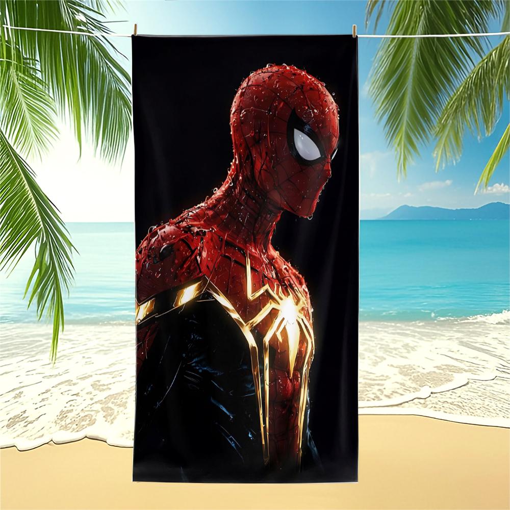 Superhero Spider-Man Beach Towel, For Travel Gym Shower Camping Quick Dry Sports Classic Large Beach Towels,Best Kids Boys Gift