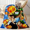 Dragon Ball Characters Blankets Are Suitable for Living Rooms,making Them an Ideal Choice for Outdoor Travel and Gifts.
