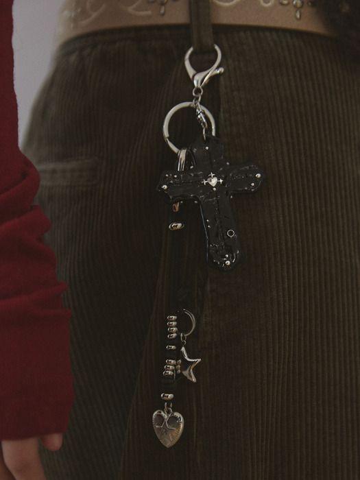 Nff Agape Keyring-black