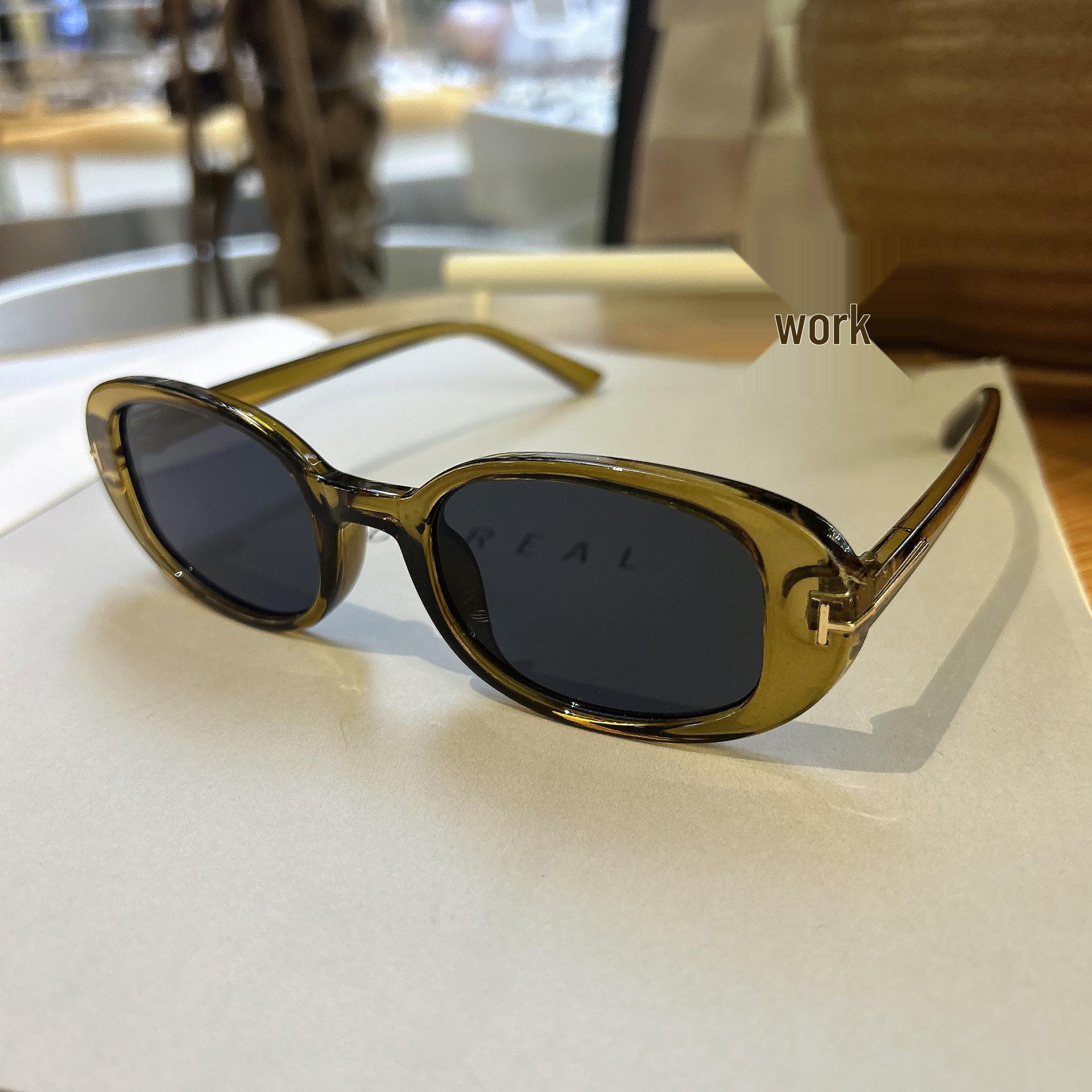 2026 Fashionable European & American TR90 Oval UV Protection Sunglasses