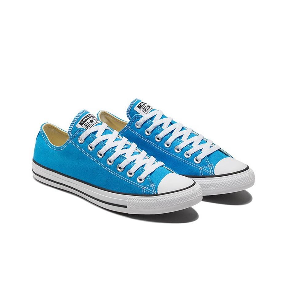Converse Chuck Taylor All Star Bequeme Vielseitige Low Top Canvas Schuhe Unisex Sneaker Blau 161422C