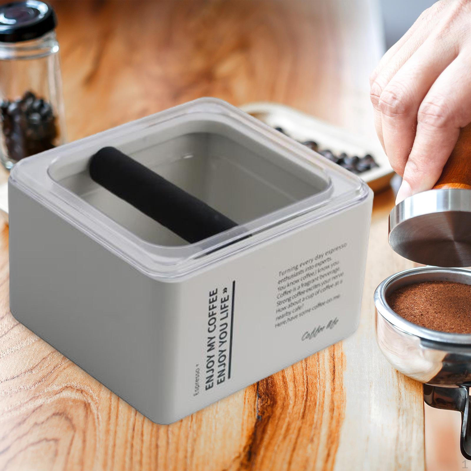 

Кофейный ящик для мусора с нескользящим основанием, ведро для сбора остатков кофе эспрессо для S белый