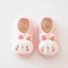 Cartoon Rabbit Baby Floor Socks Kids Plush Slippers Toddler Warm Shoes Children Soft Non-slip Prewalkers Indoor Home Slippers