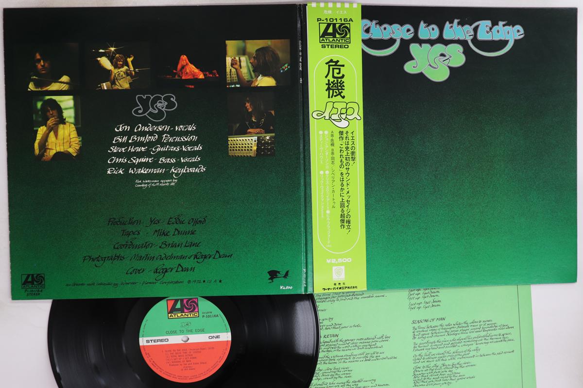 

LP Record YES - Close To The Edge P10116A WARNER PIONEER 1976 Japan Obi Rock Used