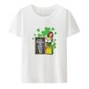 Bulldog St Patrick's Day Hat and Glasses Print T Shirt Summer Short-sleev O-neck Hipster Streetwear Creative Leisure Camisetas