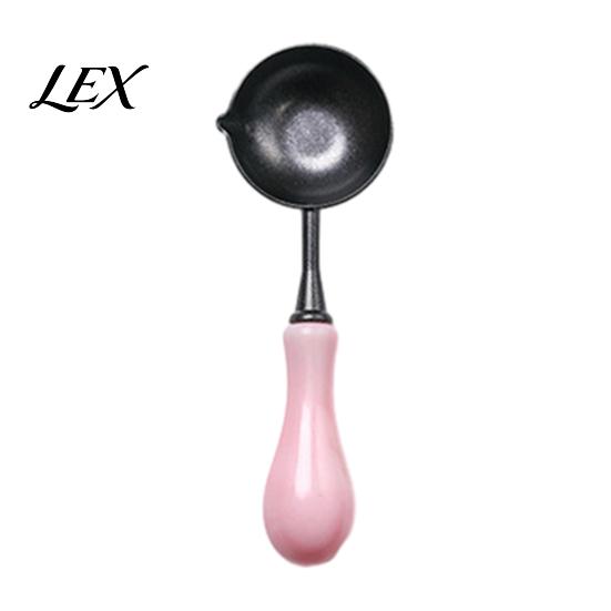 Heat Resistant Wax Spoon Seal with Ergonomic Handle, Non-Stick Sealing Stamp Melting Spoon, Handle Warmer for Envelope & Letter Art Crafts Crafting