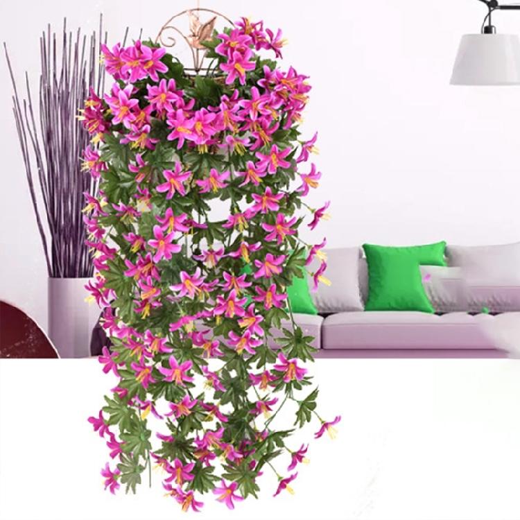 Artificial Hanging Flower 90cm for Wedding Home Wall Garden Yard Porch Patio Realistic Hanging Vine Plant Drooping Plant