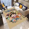 Anime One Piece Charaktere Luff Bereichsteppiche Raum Fußmatte Boden Rutschfest Großer Teppich Heim Schlafzimmer Dekoration
