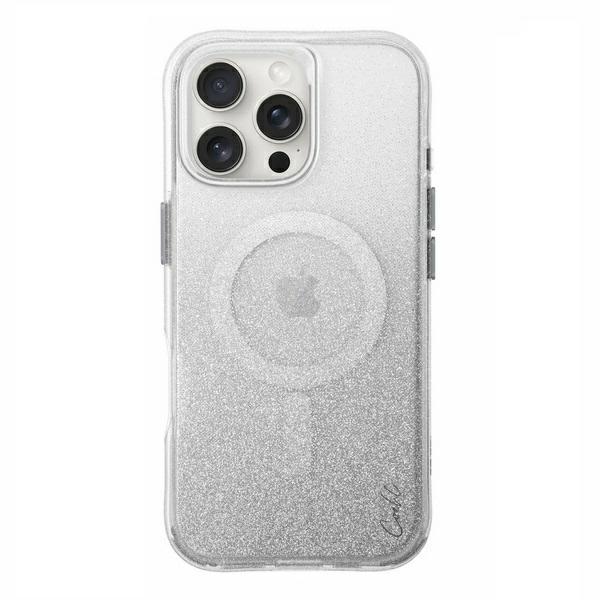UNIQ Case Coehl Lumino iPhone 16 Pro Max6.9" Magnetic Charging Silver/sparkling Silver