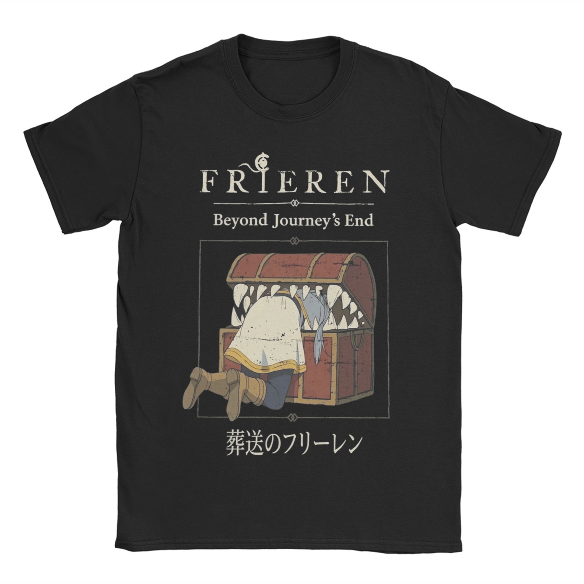 

Frieren Love One T Shirts for Unisex Women 100% Cotton Vintage T-Shirt Crew Neck Tees Short Sleeve Tops Plus Size 4XL