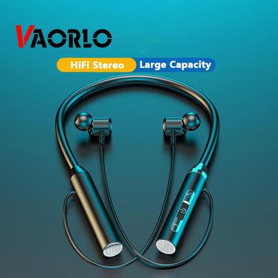 VAORLO Bluetooth 5.0 Kopfhörer mit geringer Latenz für Sport-Headset, große Kapazität, Stereo-HiFi-Musik für alle Smartphones