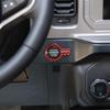 For 21-2024 Ford Bronco Red Carbon Car Engine Start/Stop Push Button Trim Cover