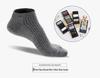 Men's Mid-Calf Cotton Socks - 5 Pairs Boxed Breathable, Sweat-Absorbent, Warm, Solid Colors for Autumn & Winter.