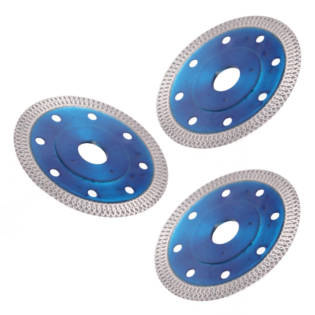 3Pcs Diamond Saw Blades Tile Ceramic Porcelain Marble Cutting Disc Tool 105x10x20mm