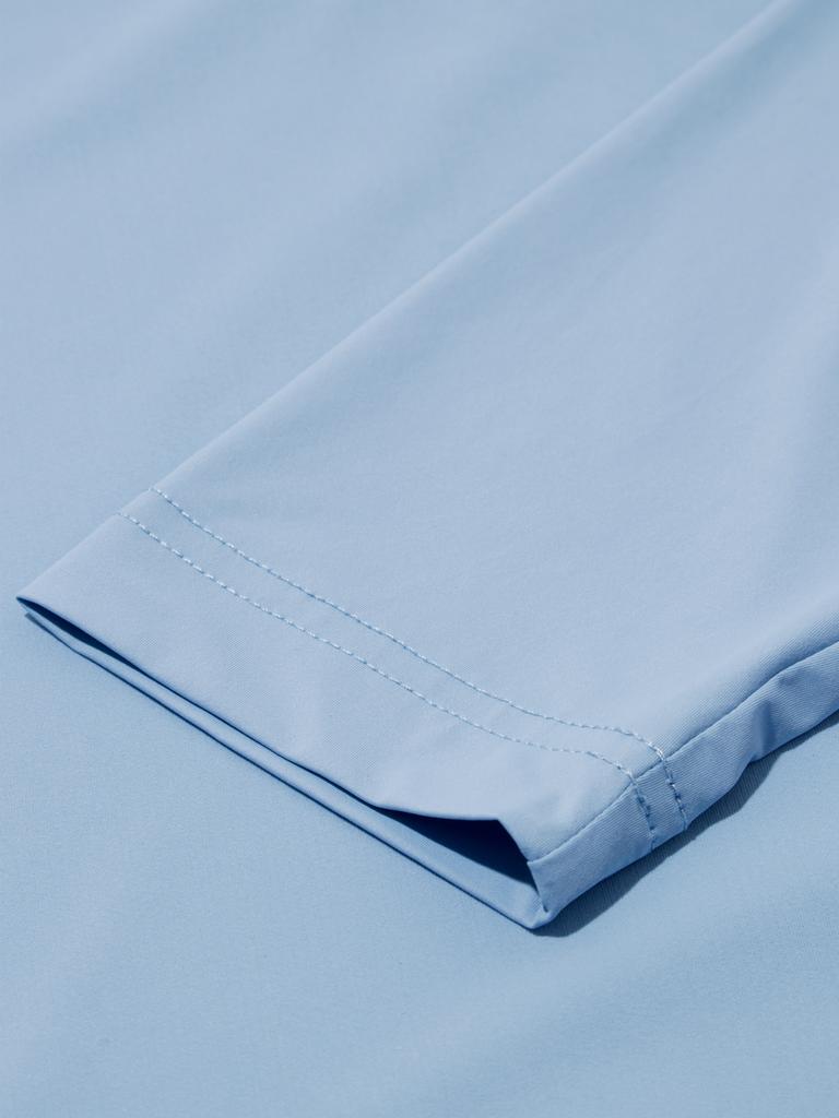 WIDEANGLE To Ventilation W.Ice Polo Shirt M_Light Blue