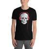 Skull Headphones Music Lover Awesome Graphic Short-Sleeve Unisex T-Shirt