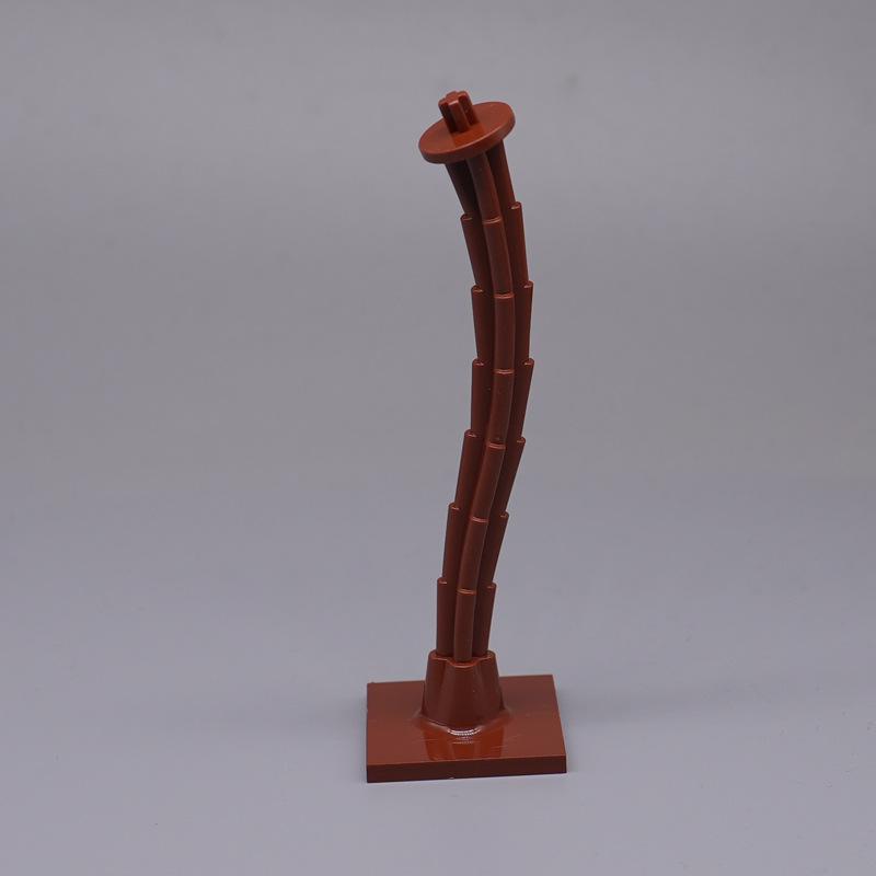 MOC 1PCS 6135 2563 Plant Tree Palm Coconut Building Blocks Set Tree Trunk Garden Base Leaf Brick Particle Toys Children Gifts