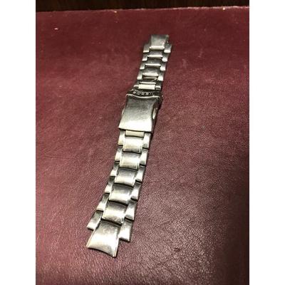 Used FOSSIL Watch Watch Band Metal Band Silver Color Metal Stainless Steel