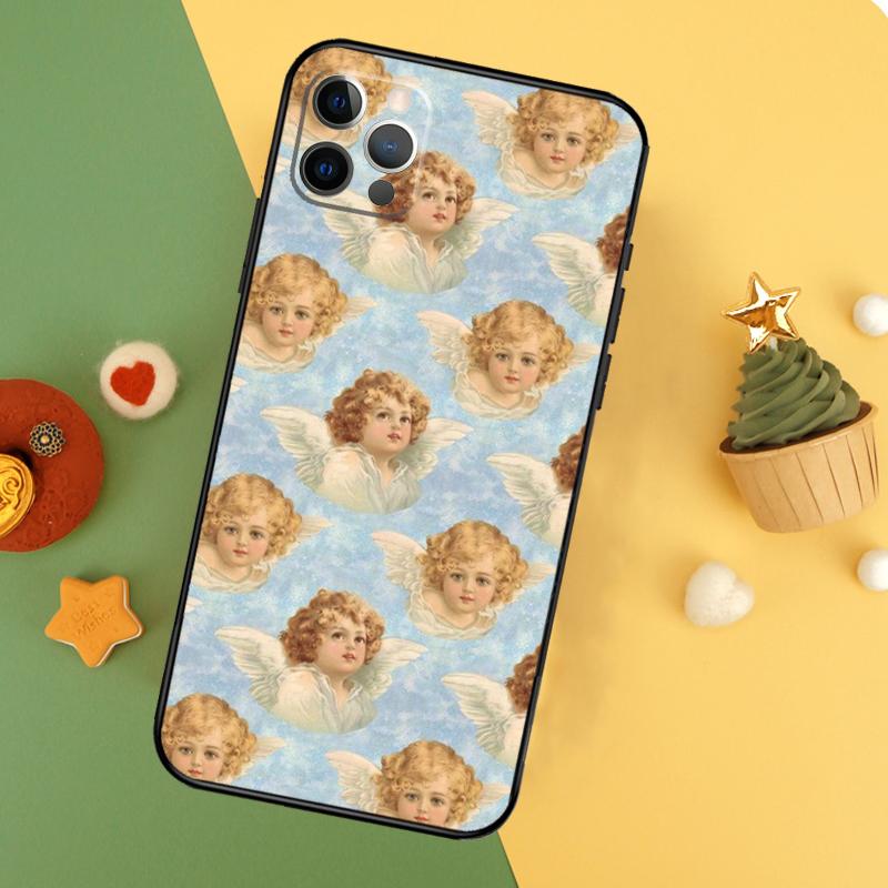 Renaissance Angels Phone Case For iPhone 17 17Air 16 15 14 13 11 12 Pro Max 12 13 Mini 16E Shockproof Cover