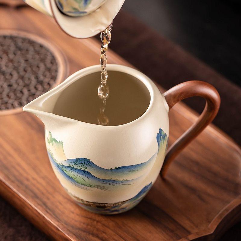 New Ru Kiln Gongfu Tea Pot - Xishi Ceramic Teapot for Brewing