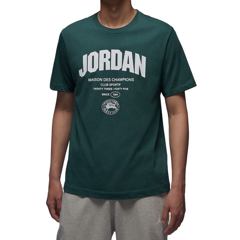 Jordan Sports Knitted Soft Breathable Short Sleeve T-Shirt Men Tops FZ1926366 S