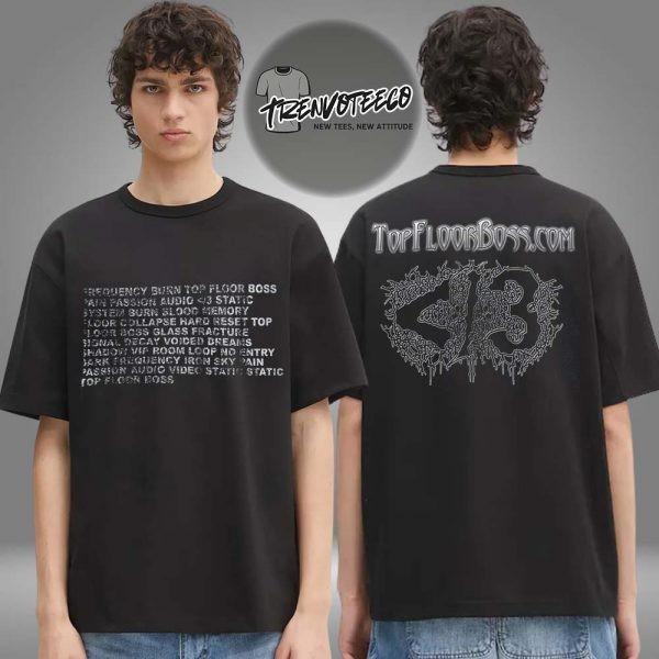 Destroy Lonely Merch Босс Верхнего Этажа Стихотворение Двусторонняя Унисекс Футболка Унисекс Футболка L