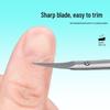 Stainless Steel Russian Style Cuticle Nipper, Clipper, Eyebrow Tweezer, and Nail Art Scissors Set