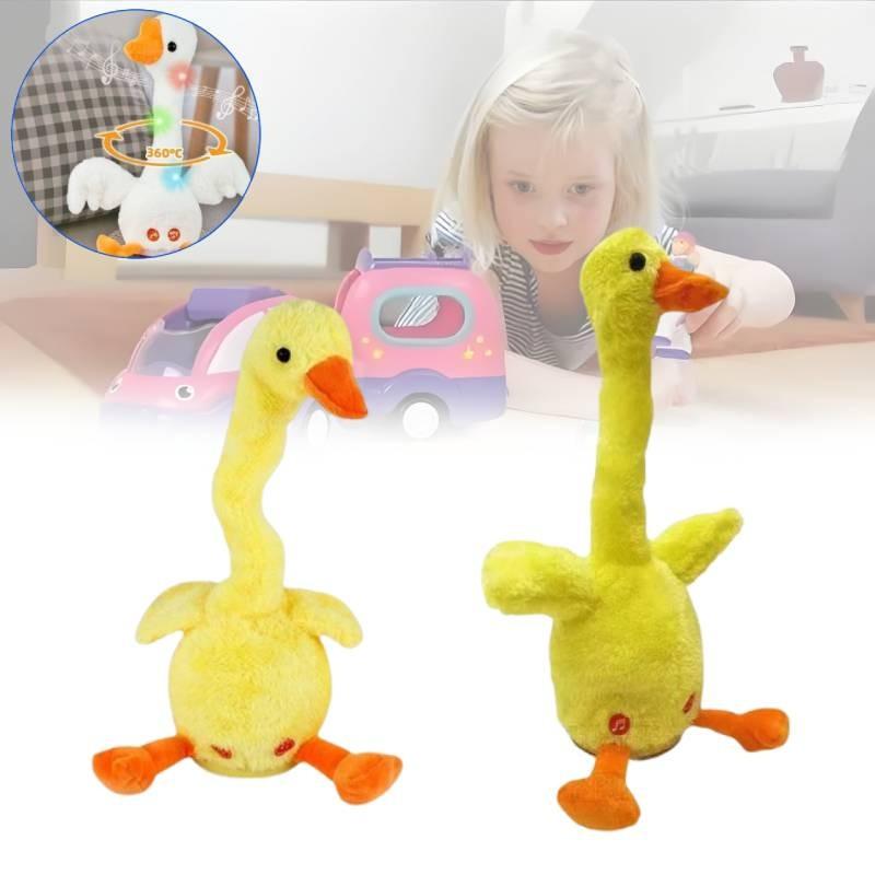 Adorable Talking Duck Plush Toy Funny Talking Neck Duck Gift For Christmas Celebration